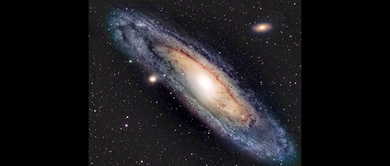 Andromeda galaxy image taken by Susan and Mark Harrington