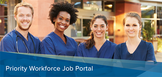 Priority Workforce Job Portal - apply for urgent hospital positions