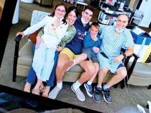 Arash and Stephanie Rounaghi, patients at City of Hope