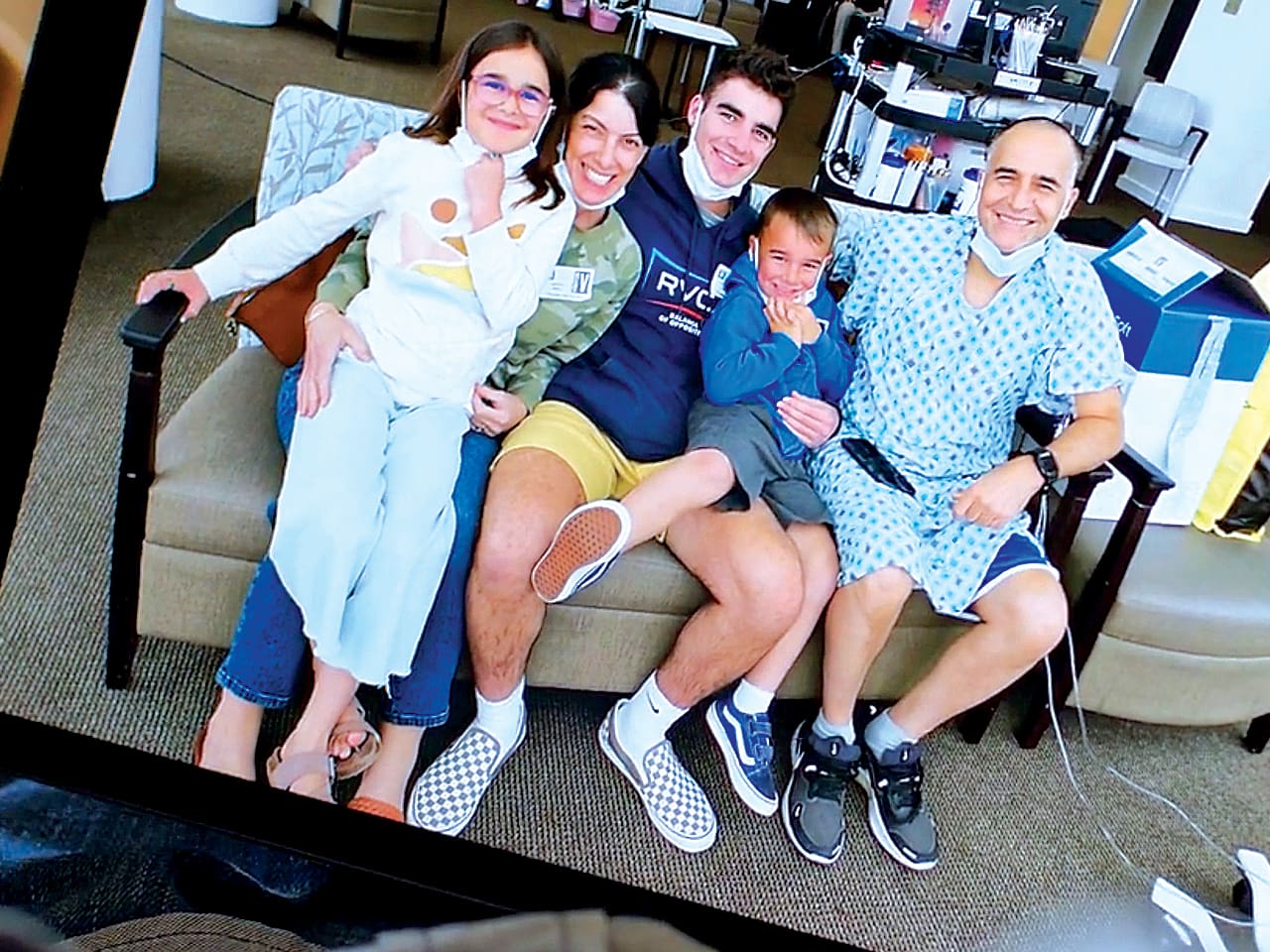 Arash and Stephanie Rounaghi, patients at City of Hope