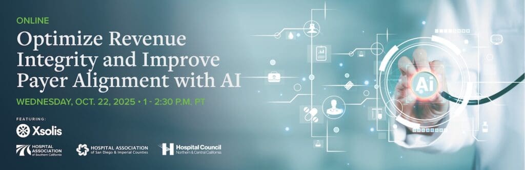 banner for Xsolis webinar 10.22.25, 1 to 2:30 pm PT