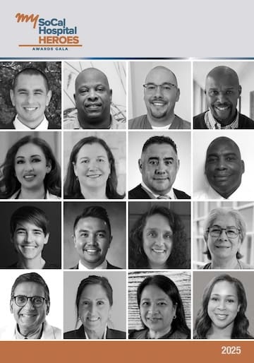 2025 My SoCal Hospital Heroes Awards tribute journal cover