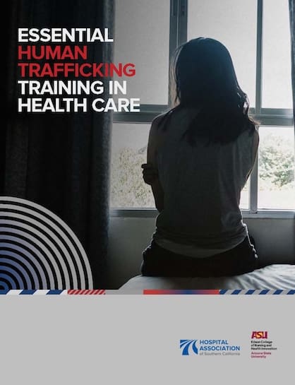 Image of Human Trafficking Training brochure cover