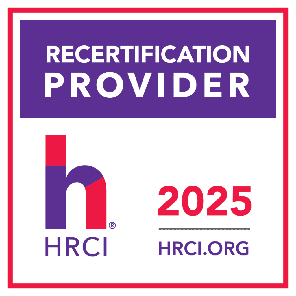 HRCI (Human Resources Certification Institute) recertification provider badge