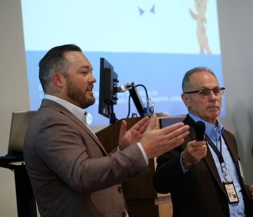 Calvin Fakkema and Chris Riccardi, Rady Children's Orange County